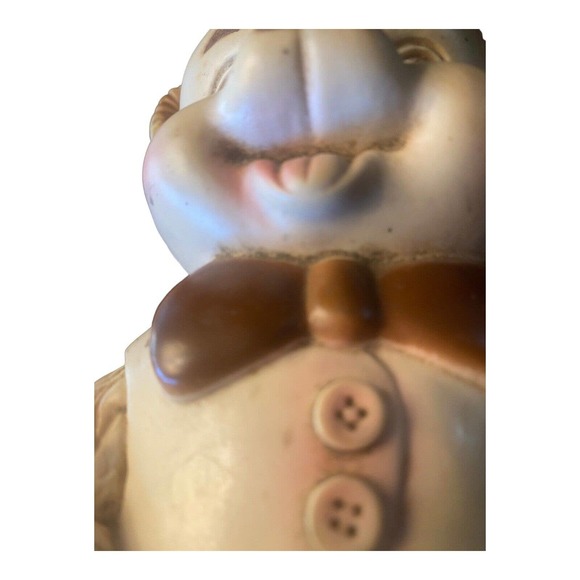 Rubber Squeak Toy Bear Edward Mobley Co Hat Tie Vest Works Vintage READ - Picture 9 of 11